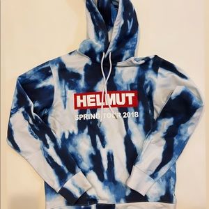 Tye dye helmut Lang hoodie